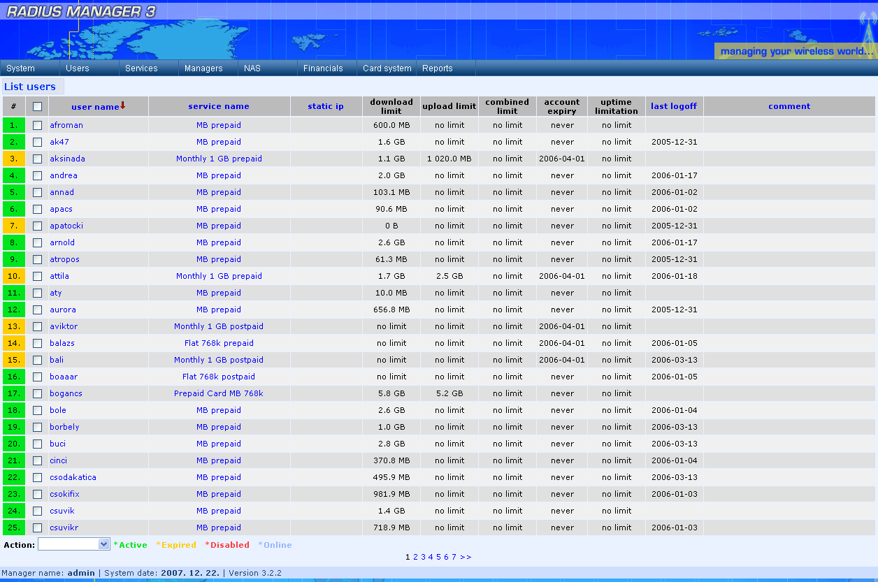 RadiusManager-SMS RADIUS MANAGER SMS MODULU STANDART