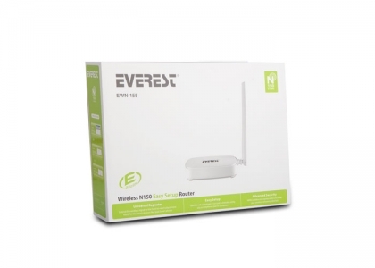 EVEREST-EWN-155 Everest EWN-155 Repeater+Access Point+Bridge 150Mbps Kablosuz Home Router