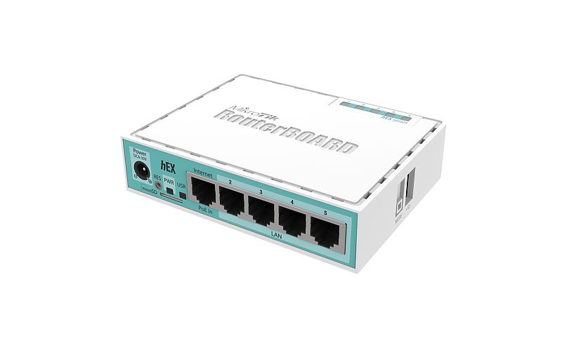 RB750Gr3 Mikrotik RB750Gr3 HEX 5xGigabit LAN, USB, L4, Router / Firewall / Hotspot