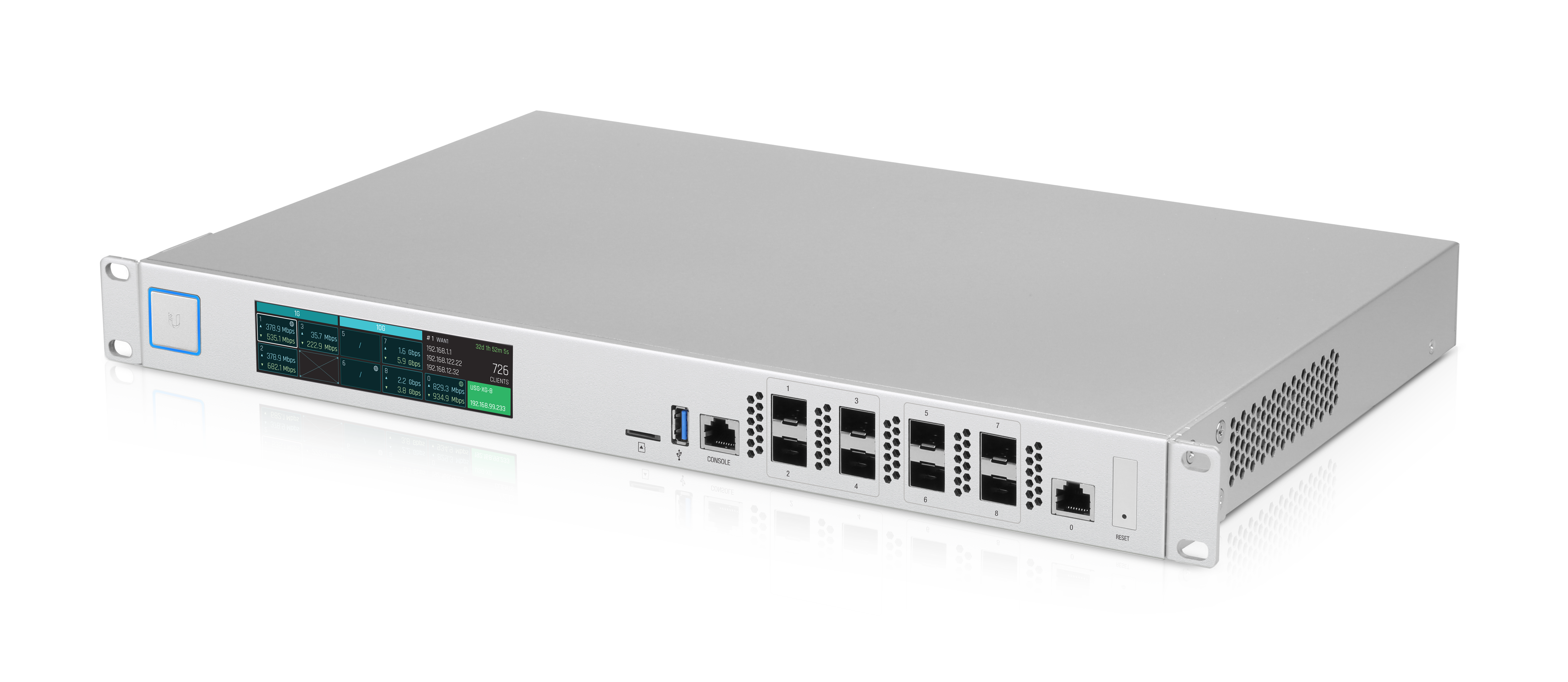 USG-XG-8 UNIFI XG GATEWAY 8x10G SFP+ ,1x Ethernet 