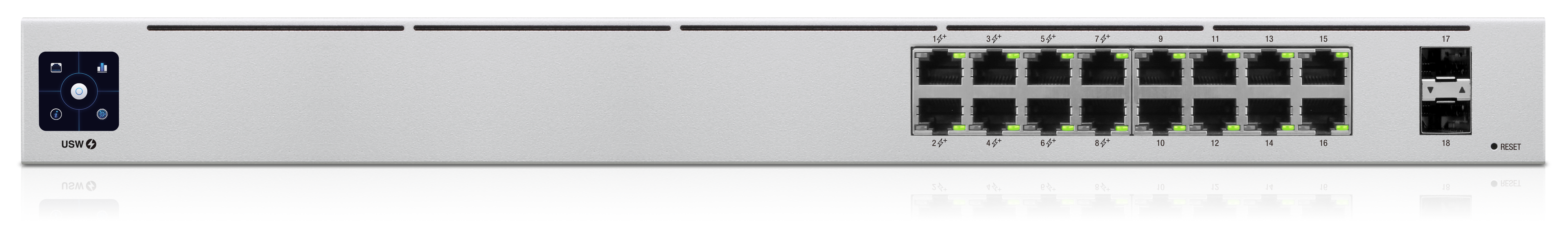 USW-16-POE Unifi Switch POE+ Gigabit Swich 16 Port 42Watt Gen 2