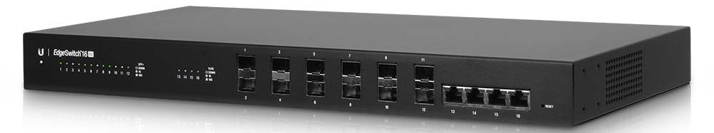 ES-16-XG Ubiquiti Edge Yön. 10 Gbit Core Switch 12x10Gbit SFP+ 4x10Gbit Eth