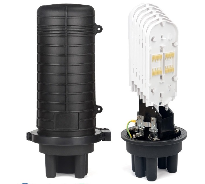 FBR-EK-OUT-96-CORE FIBER EK KUTUSU - TUP TİPİ - OUTDOOR - 96 CORE - 4 KASET