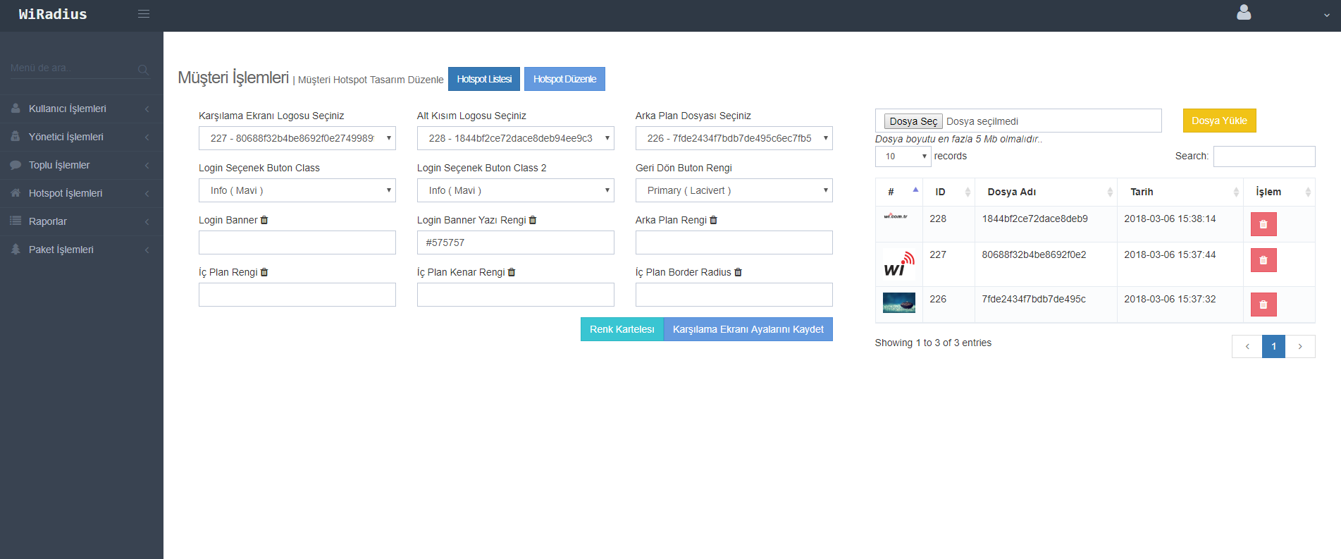 WIPOINT-25 25 ONLINE KULLANICI HOTSPOT VE LOGIN YONETIM / YILLIK
